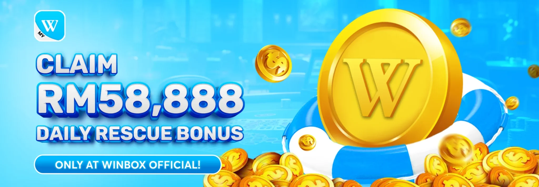 Claim RM58,888 Daily Rescue Bonus in Winbox VIP Program