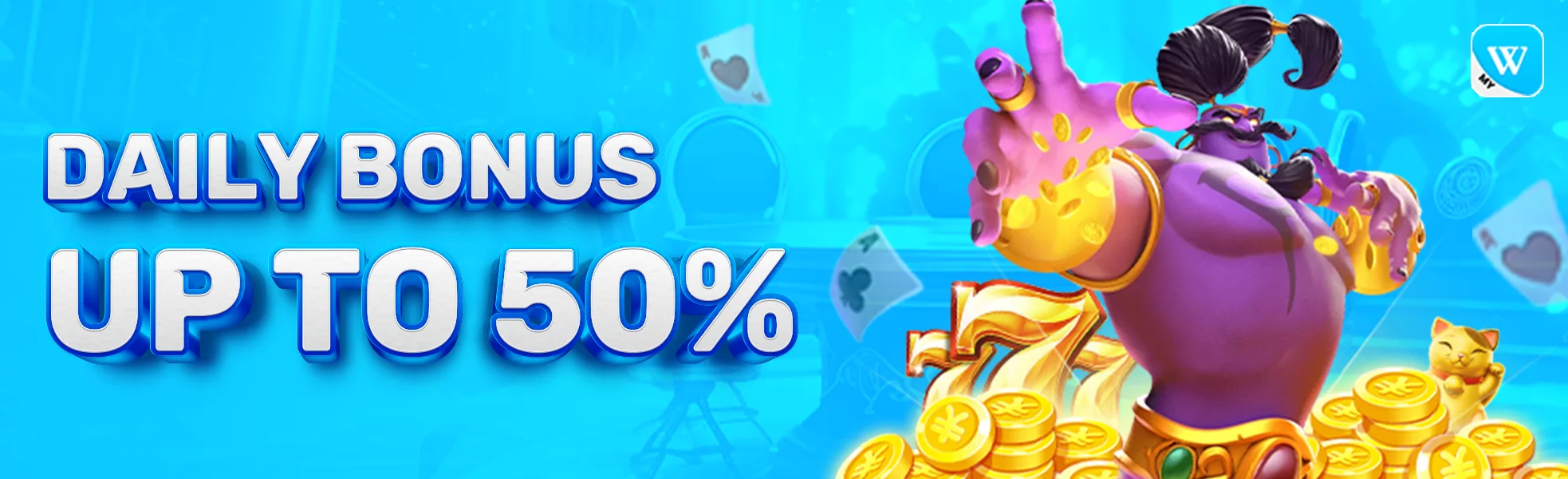 Winbox Daily 50% Top Up Bonus