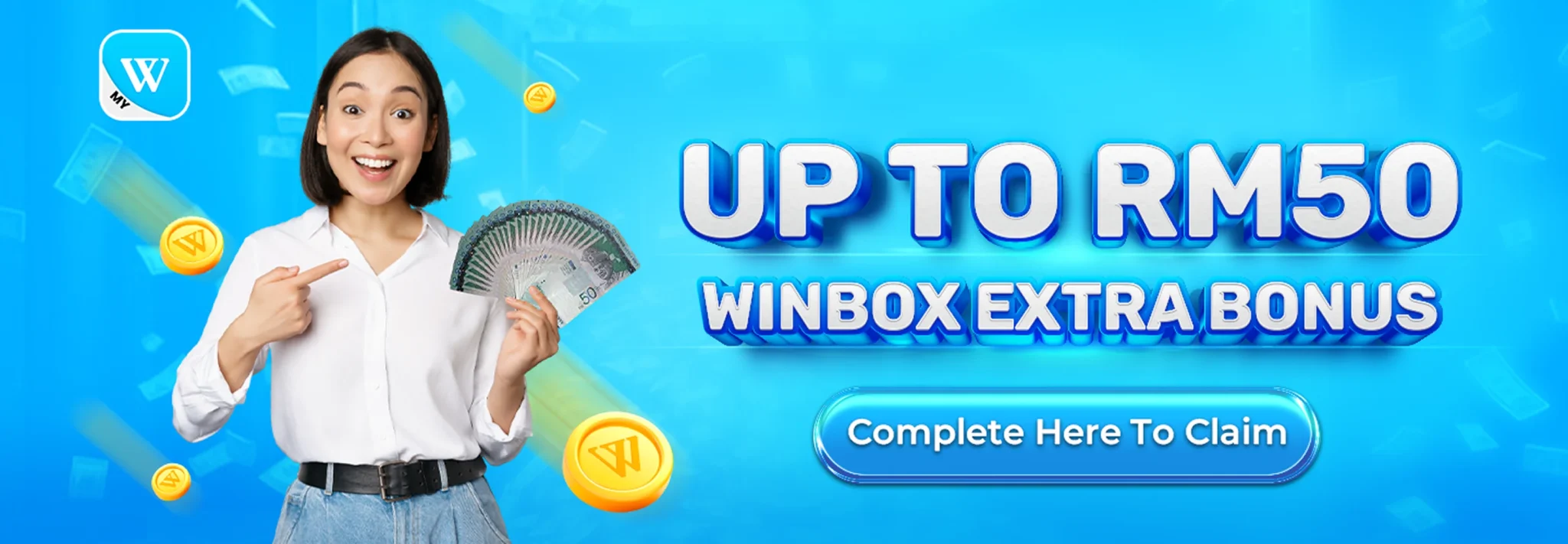 Winbox Extra Bonus Event Free up to RM50