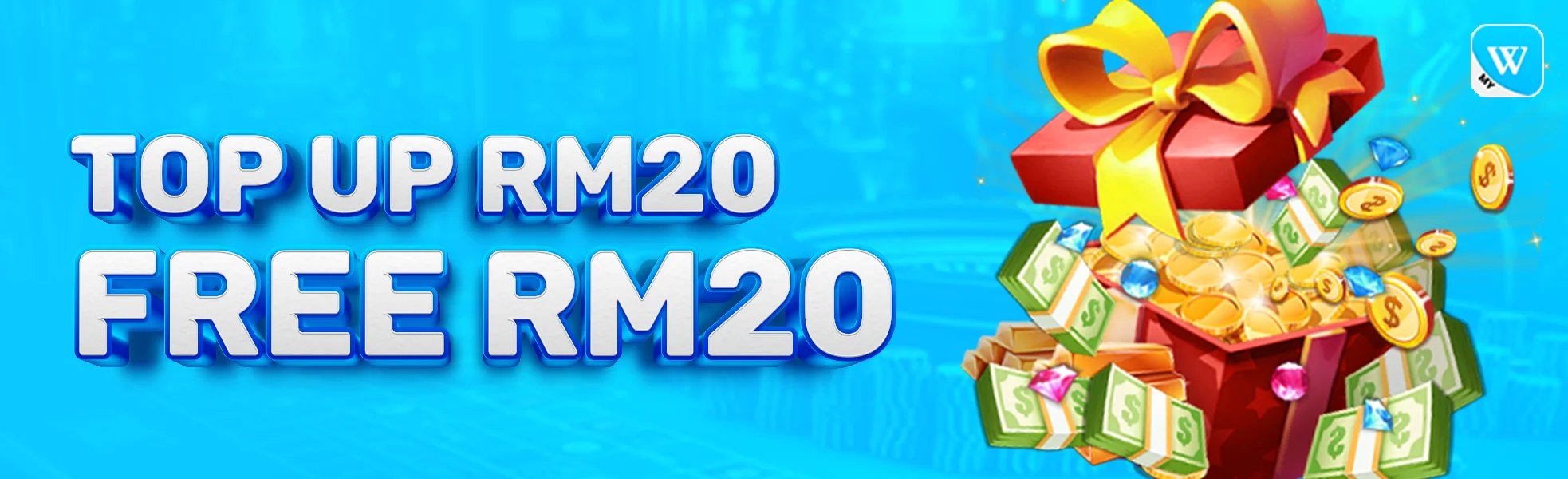 Winbox Topup RM20 Free RM20